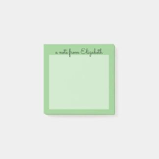 Notas Post-it® Pastel verde mínimo