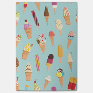 Notas Post-it® Pasteles del helado