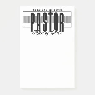 Notas Post-it® Pastor Man Of God Post-It Notes