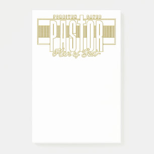 Notas Post-it® Pastor Man Of God Post-It Notes