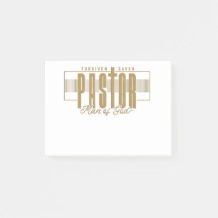 Notas Post-it® Pastor Man Of God Post-It Notes
