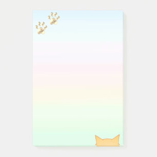Notas Post-it® Patas de gato lindas