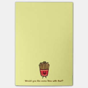 Notas Post-it® Patatas fritas felices