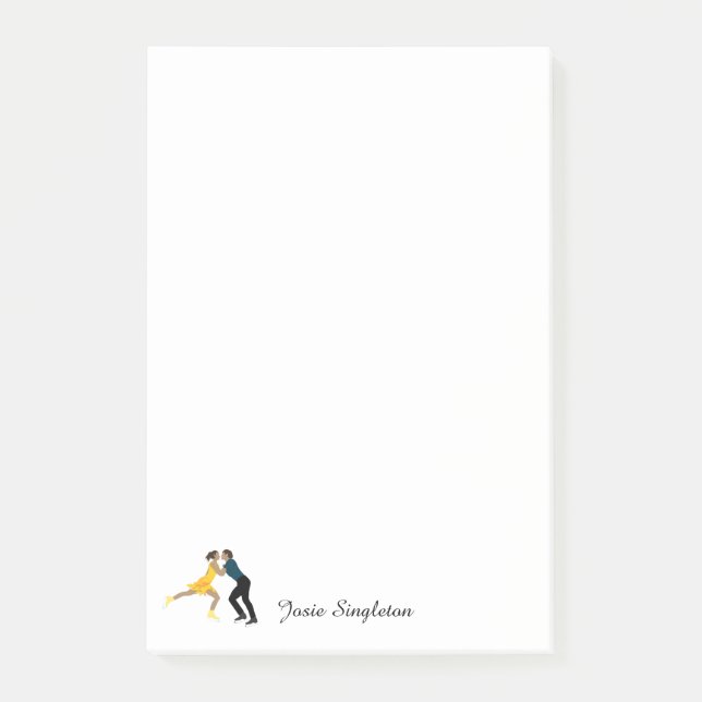 Notas Post-it® Patinaje artístico (Anverso)