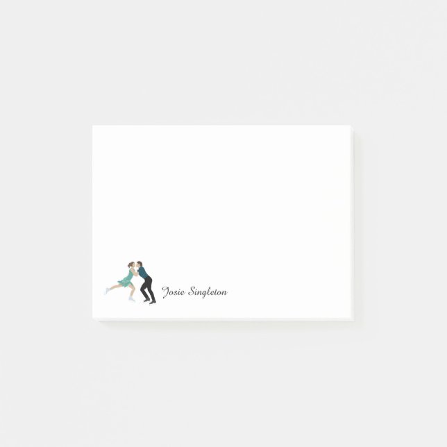 Notas Post-it® Patinaje artístico (Anverso)