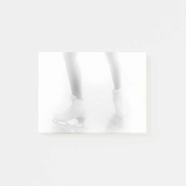 Notas Post-it® Patinaje sobre hielo (Anverso)