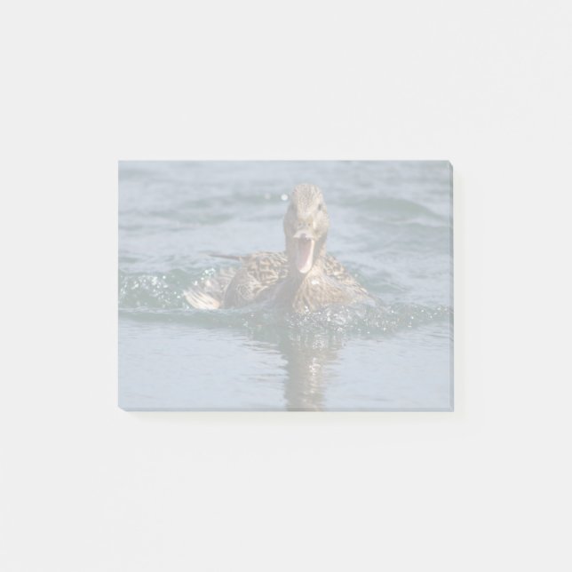 Notas Post-it® Pato abierto con pico (Anverso)