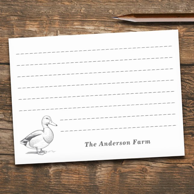 Notas Post-it® Pato de granja (Farm Duck Post-it Notes)
