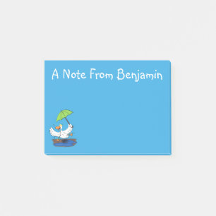 Notas Post-it® Pato gracioso con personalizado bailarín de paragu