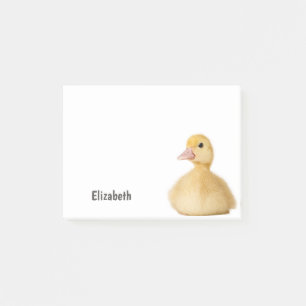 Notas Post-it® Pato Lindo Nombre Personalizado
