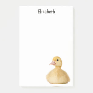 Notas Post-it® Pato Lindo Nombre Personalizado