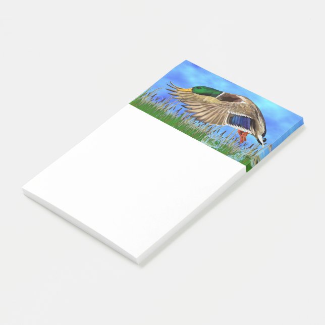 Notas Post-it® Pato Real (En perspectiva)