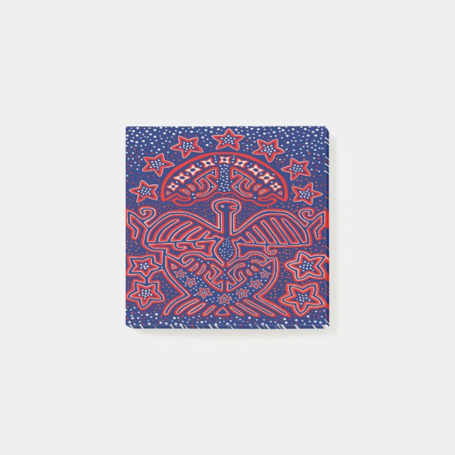 Notas Post-it® Patriota demócrata Águila de EE.UU. (Anverso)