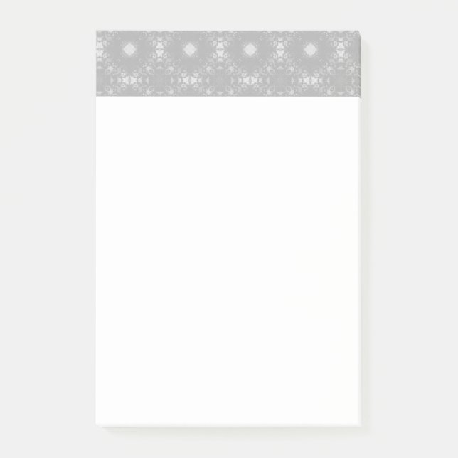 Notas Post-it® Patrón Blanco (Anverso)