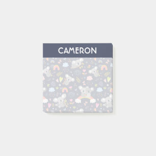 Notas Post-it® Patrón de amor del arcoiris de Koala