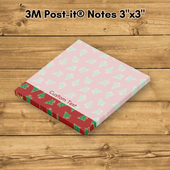 Notas Post-it® Patrón de árbol de Navidad (Subido por el creador)