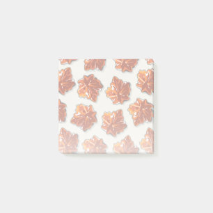 Notas Post-it® Patrón de arce de arce de arce de arce canadiense