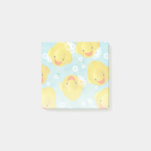 Notas Post-it® Patrón de baño de duques de goma