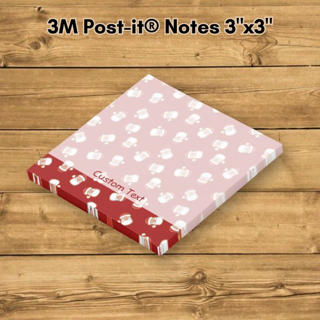 Notas Post-it® Patrón de cabeza de Santa (Subido por el creador)