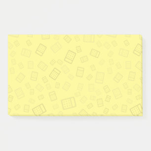 Notas Post-it® Patrón de cálculo