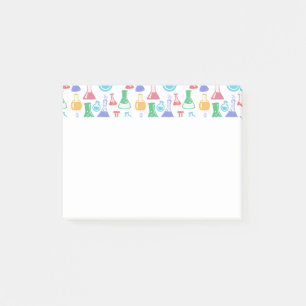 Notas Post-it® Patrón de ciencia de la diversión de los altavoces
