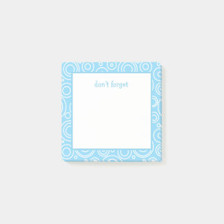 Notas Post-it® Patrón de círculo divertido