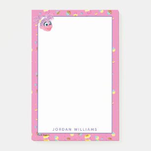 Notas Post-it® Patrón de Cumpleaños de Cupcake de Abby Cadabby