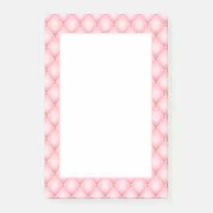 Notas Post-it® Patrón De Diamantes De Color Rosa De Lujo