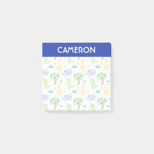 Notas Post-it® Patrón de dinosaurio cutáneo neonatal