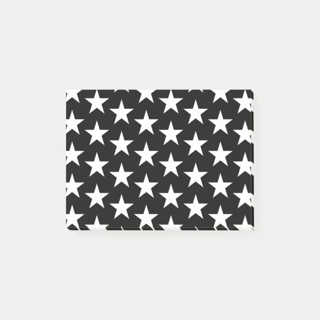 Notas Post-it® Patrón de Estrellas 11 (Anverso)