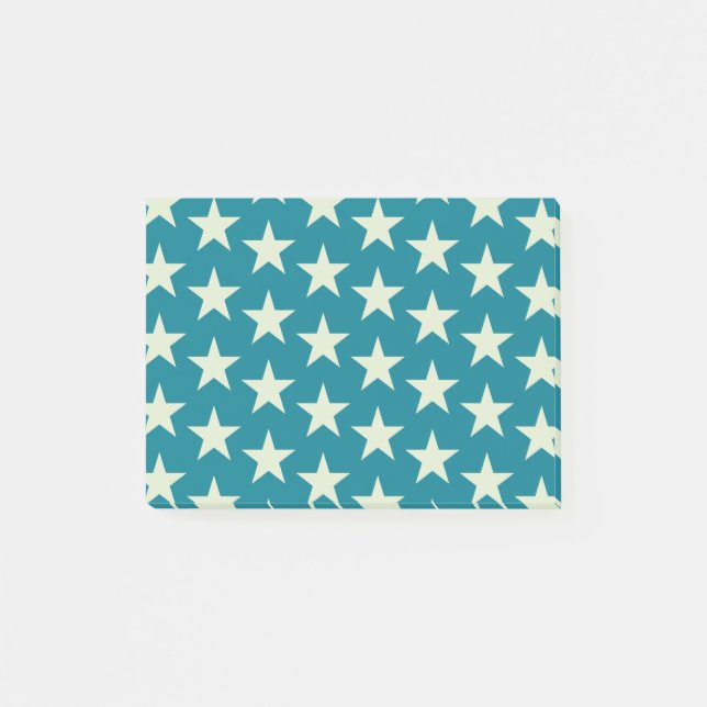 Notas Post-it® Patrón de estrellas 5 (Anverso)