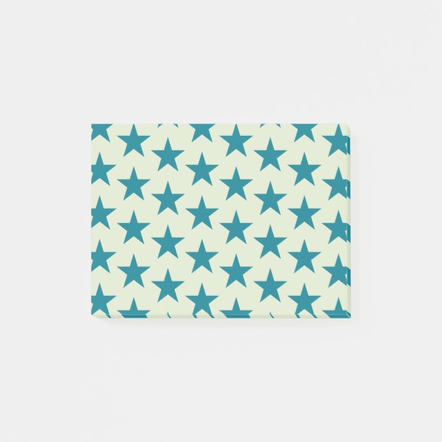 Notas Post-it® Patrón de estrellas 6 (Anverso)