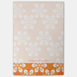 Notas Post-it® Patrón de flores