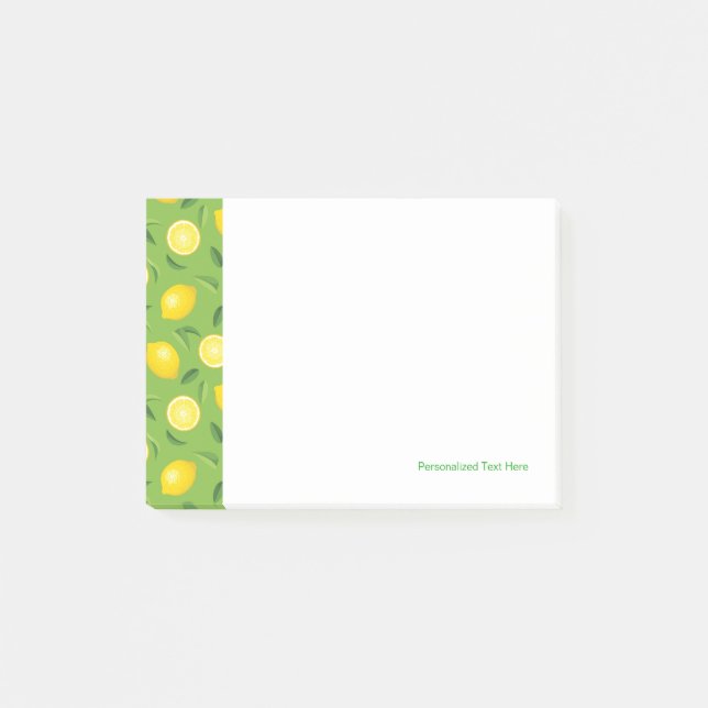 Notas Post-it® Patrón de fondo de lemas (Anverso)