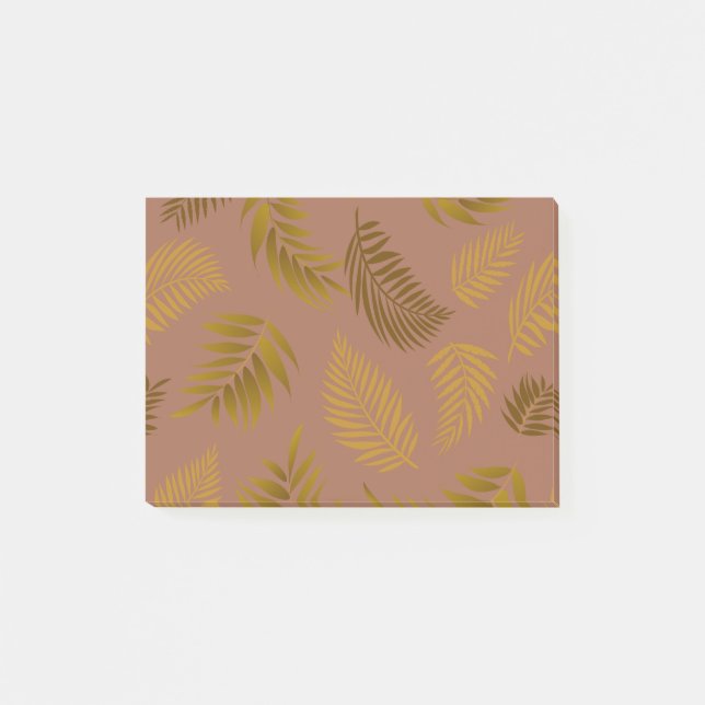 Notas Post-it® Patrón de Hojas Tropicales 15 (Anverso)