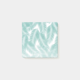 Notas Post-it® Patrón de hojas tropicales verdes