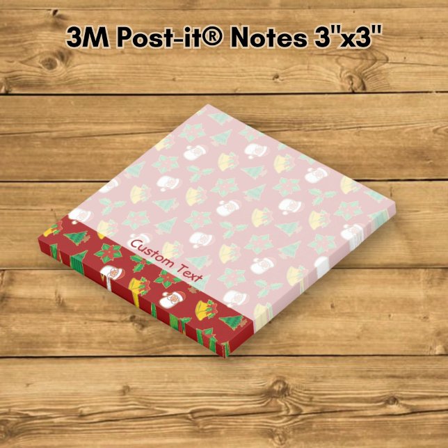 Notas Post-it® Patrón de iconos de Navidad (Subido por el creador)