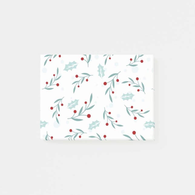 Notas Post-it® Patrón de navidades 112 (Anverso)