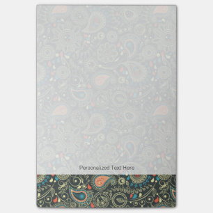 Notas Post-it® Patrón de paisley 3