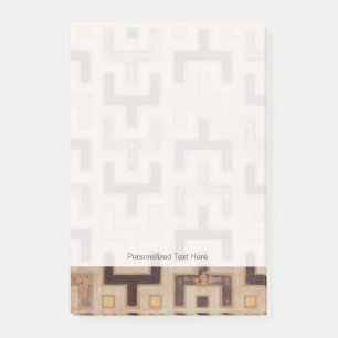 Notas Post-it® Patrón de paño de lodo africano decorativo