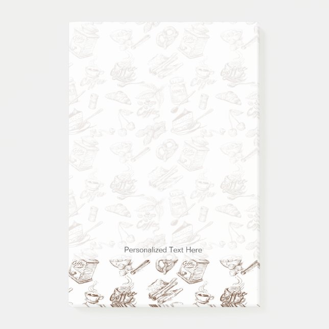 Notas Post-it® Patrón de papel (Anverso)