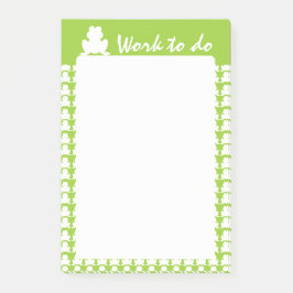 Notas Post-it® Patrón de rana