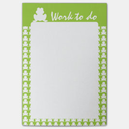Notas Post-it® Patrón de rana