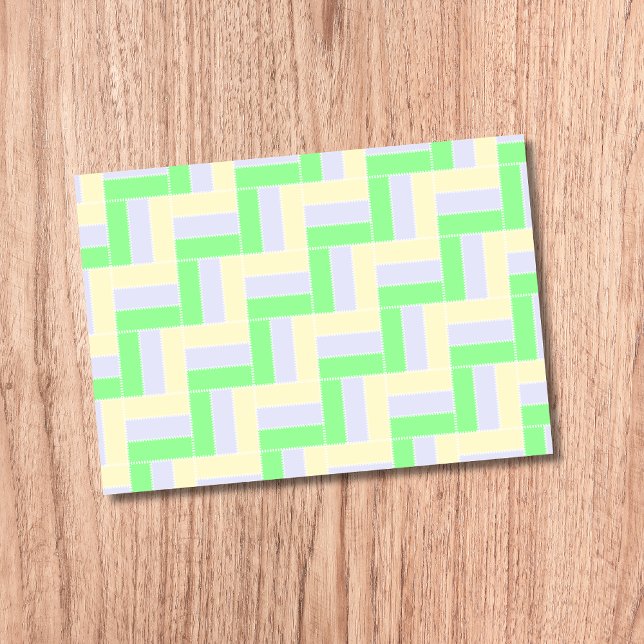 Notas Post-it® Patrón de rectángulos Pastel Líneas de puntos blan (Subido por el creador)