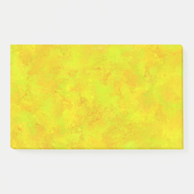 Notas Post-it® Patrón de resumen verde del Naranja amarillo (Anverso)