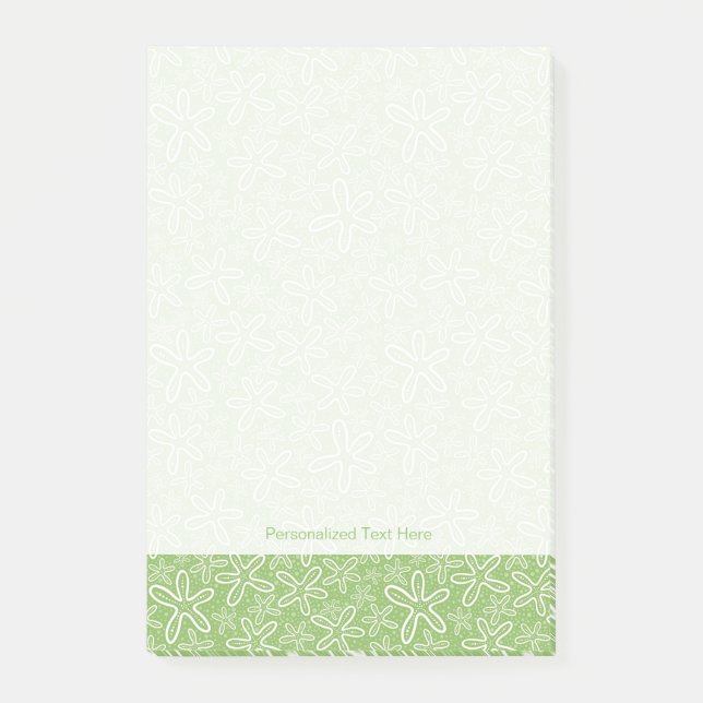 Notas Post-it® Patrón de shell en fondo detectado (Anverso)