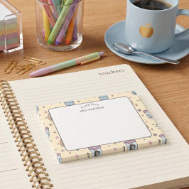 Notas Post-it® Patrón de suministros de arte para agradecimiento 