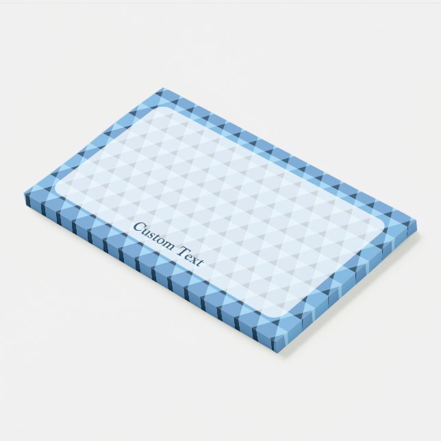 Notas Post-it® Patrón de triángulos (En perspectiva)