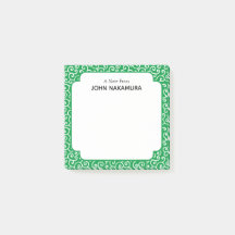 Patrón de vino japonés de Karakusa verde