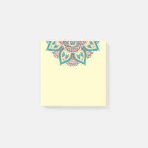 Notas Post-it® Patrón étnico de color mandala marroquí